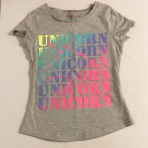 Dream Star Gray Unicorn shirt sleeve t-shirt